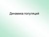 Динамика популяций