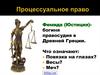 Процессуальное право