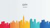 CITY заголовок. PowerPoint шаблон