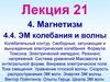 Магнетизм. ЭМ колебания и волны