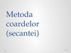 Metoda coardelor (secantei)