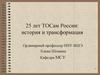 25 лет ТОСам России: история и трансформация