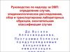 Руководство по надзору за ОВП: определение случая, эпидемиологическое расследование