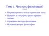 Основной вопрос философии.