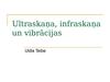 Ultraskaņa, infraskaņa un vibrācijas