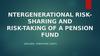 Intergenerational risk-sharing and risk-taking of a pension fund