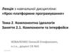 Компоненти та інтерфейси. (Заняття 2.1)