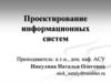 Основные методологические аспекты проектирования информационной системы