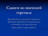 Сдвиги во внешней торговле