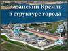 Казанский Кремль в структуре города