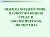 Оценка воздействия на окружающую среду и экологическая экспертиза