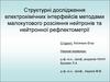Структурні дослідження електрохімічних інтерфейсів методами малокутового розсіяння нейтронів та нейтронної рефлектометрії