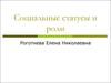 Социальные статусы и роли