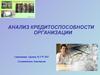 Анализ кредитоспособности организации ООО "Краснодарская ткацкая фабрика"
