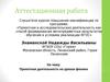 Аттестационная работа. Проектная деятельность на уроках физики