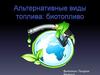Альтернативные виды топлива. Биотопливо. Эксплуатации биоэтанола в двигателе