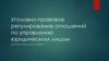 Уголовно-правовое регулирование отношений по управлению юридическим лицом