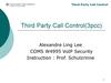 Third party call control (3pcc)