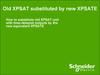 How to substitute old XPSAT unit with time-delayed outputs by the new equivalent XPSATE
