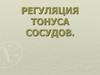 Сосудистая система. Микроциркуляция. Регуляция тонуса сосудов