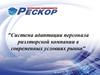 Система адаптации персонала риэлторской компании в современных условиях рынка