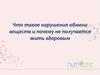 Нарушение обмена веществ. Биостимуляторы NutriCare