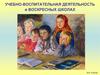 Учебно-воспитательная деятельность в воскресных школах