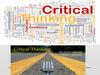 Critical Thinking