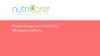 Новая продукция Nutricare и методы работы с ней