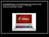Руководство по разборке ноутбука MSI