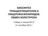 Биосинтез триацилглицеролов и глицерофосфолипидов. Обмен холестерола