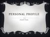Personal profile