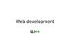 Web development
