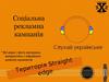 Соціальна рекламна кампанія "Слухай українське"