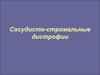 Сосудисто-стромальные дистрофии