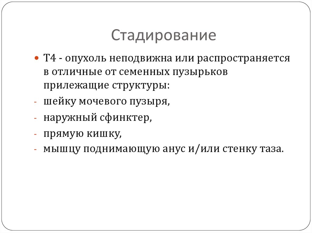 Стадирование