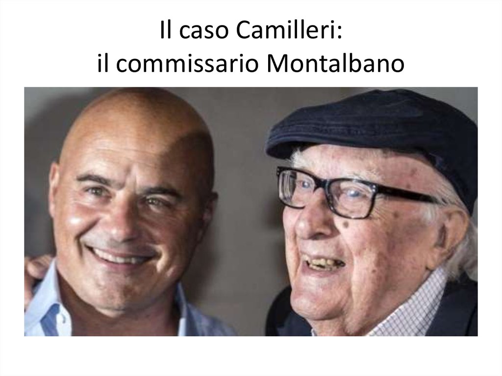 Il caso Camilleri: il commissario Montalbano