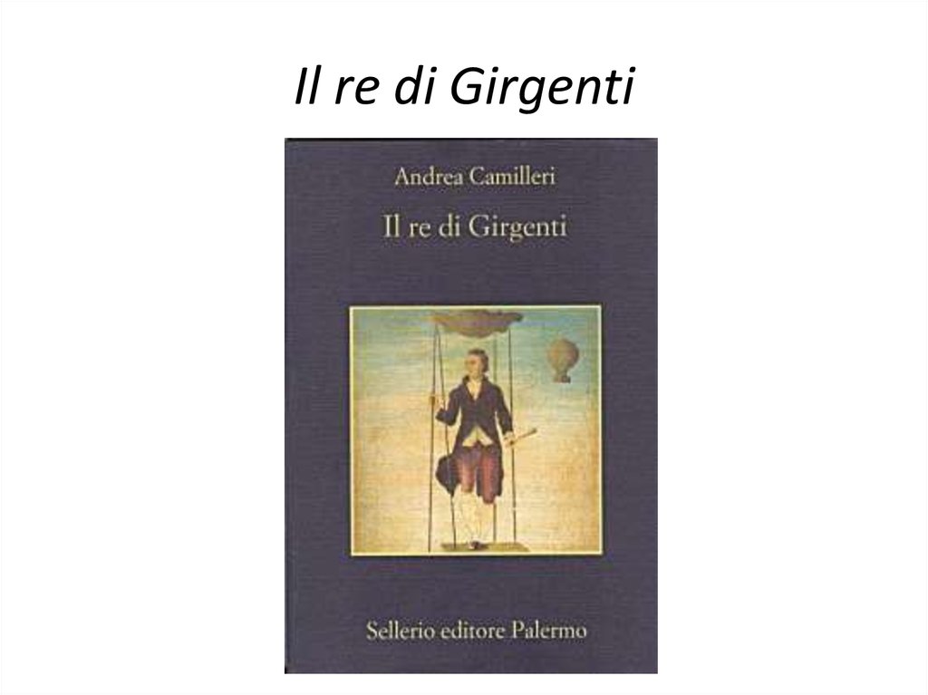 Il re di Girgenti