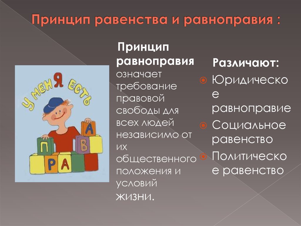 Принцип равенства. Принцип равенства людей. Равенство и равноправие различие. Принцип равенства и равноправия.