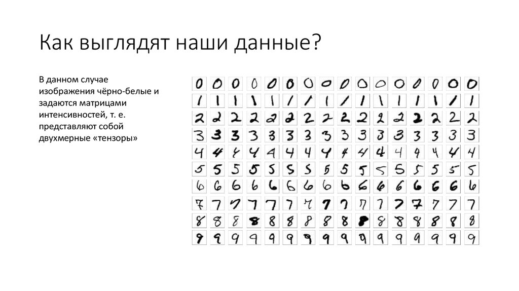 Как выглядят наши данные?