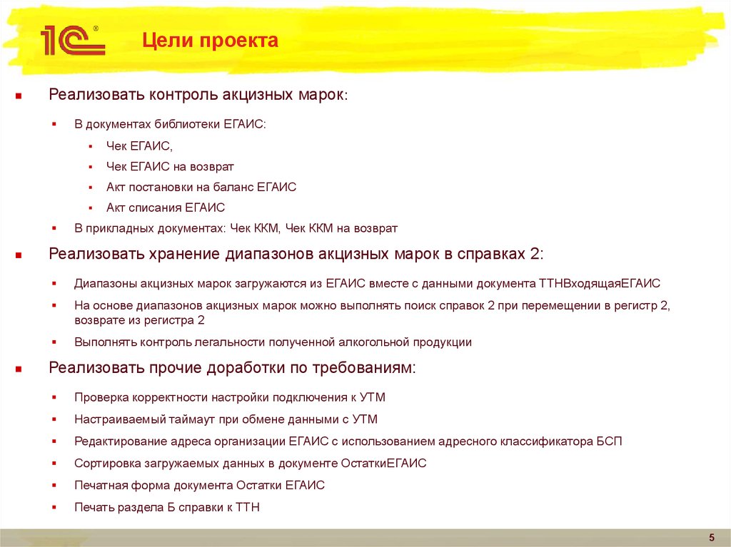 Проект требует доработки