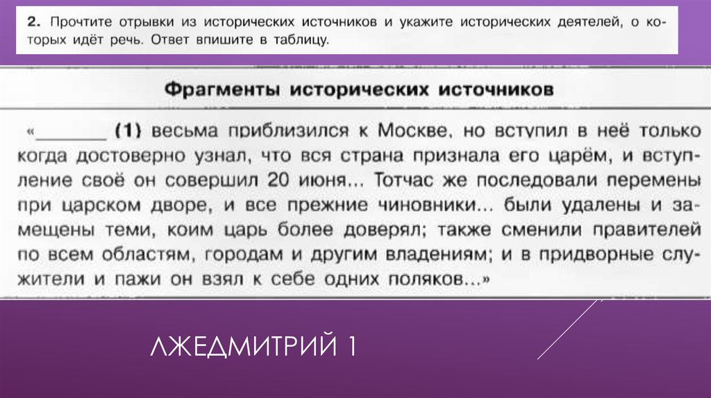 Лжедмитрий 1