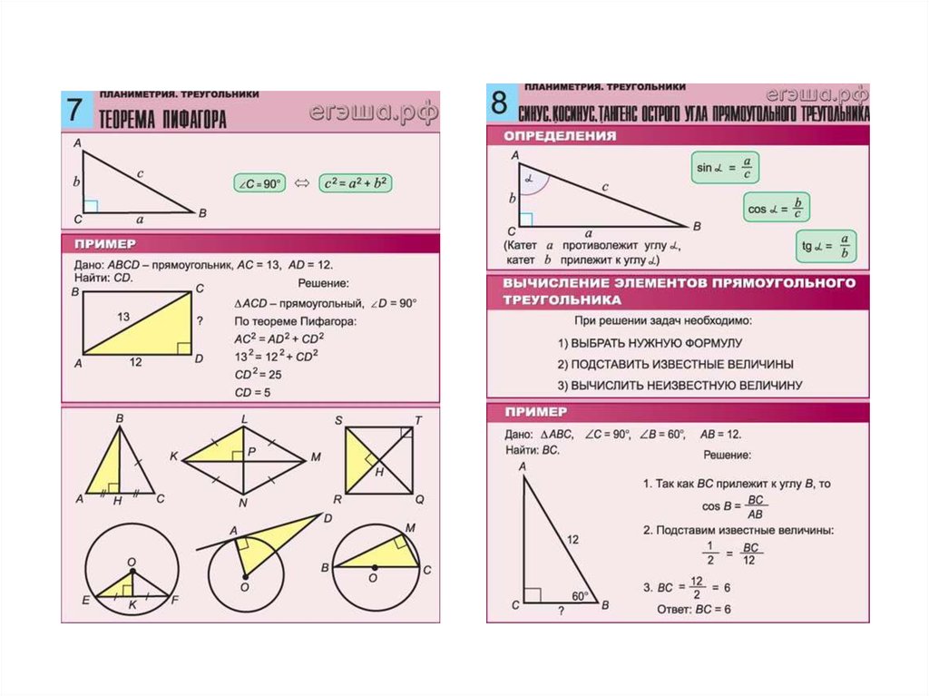Решу егэ треугольники. Справочник по геометрии. Треугольники ЕГЭ. Теоремы по геометрии для ЕГЭ. Все о треугольниках для ЕГЭ.