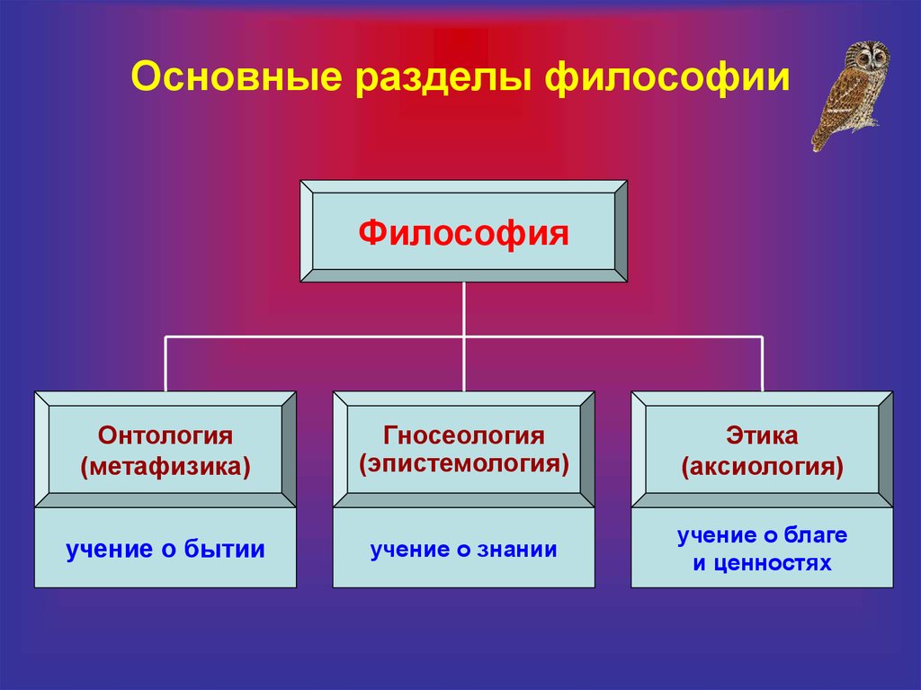 Основные разделы. Разделы философии. Основные разделы философии. 4. Основные разделы философии. Разделы философии метафизика.