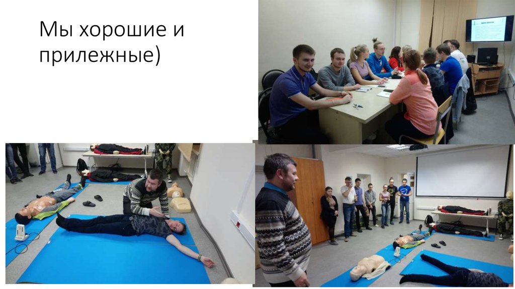 Мы хорошие и прилежные)