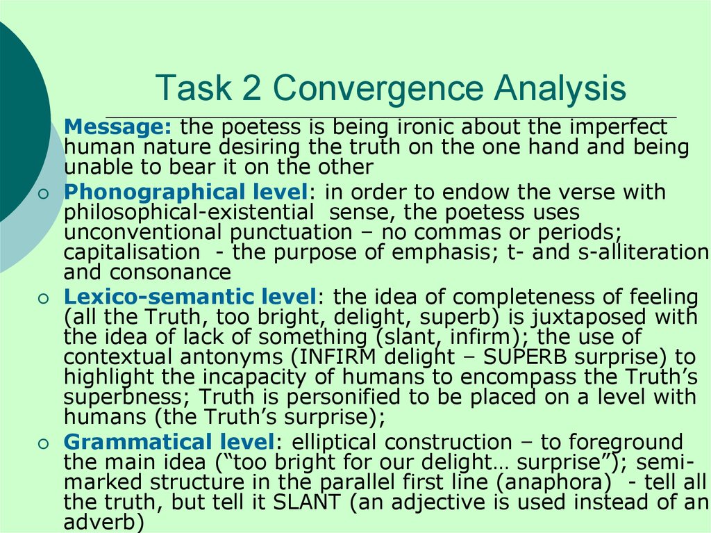 Task 2 Convergence Analysis