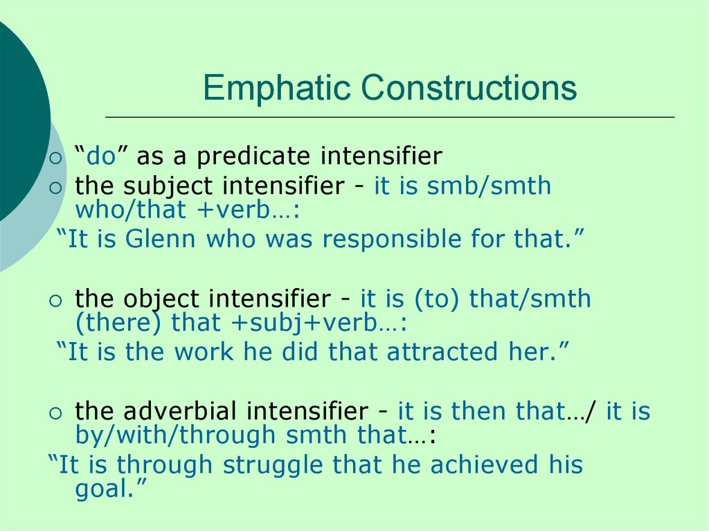 Language 11. Emphatic Constructions. Emphatic structures. Emphatic sentences в английском. Emphatic structures в английском языке.