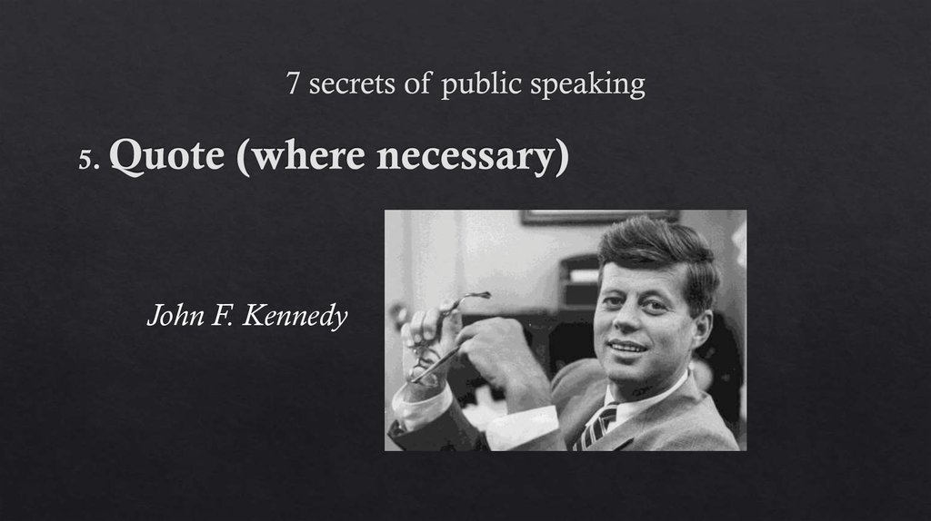 7 secrets of public speaking