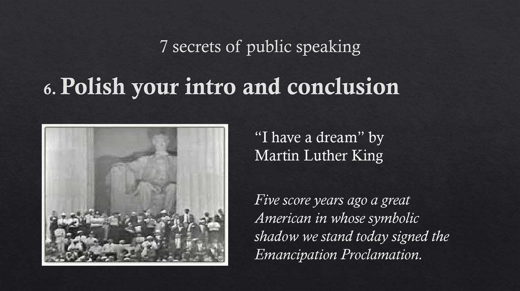 7 secrets of public speaking