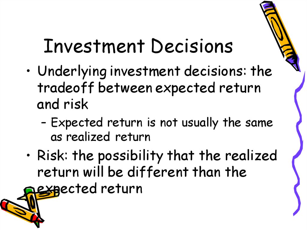 Investment Decisions